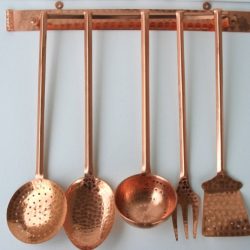 Copper utensils kitchen choose board utensil cooking set