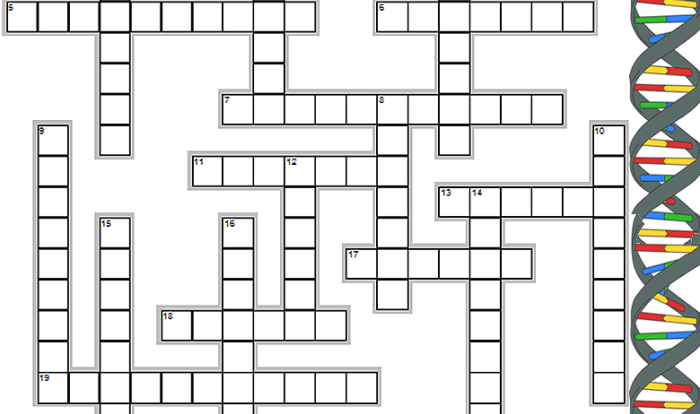 Biochemistry crossword puzzle answer key