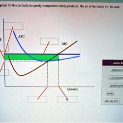 Label the graph for this perfectly competitive cherry producer