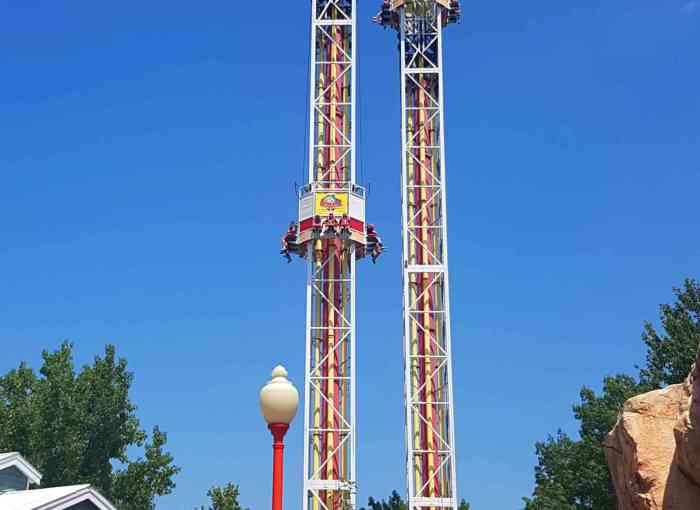 On a ride called the detonator at worlds of fun